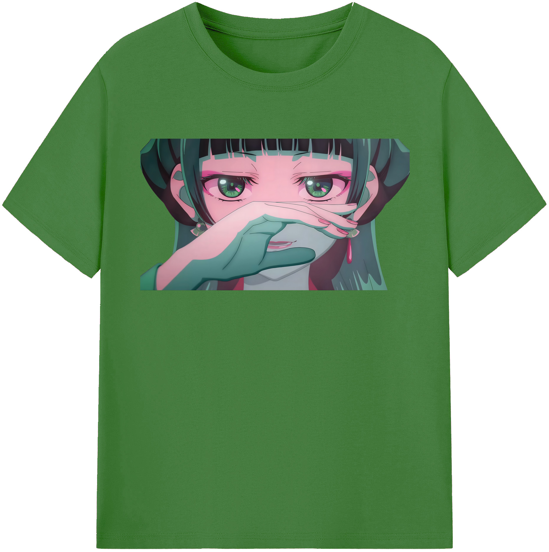 （画像用） 薬屋のひとりごと The Apothecary Diaries レディースカジュアルプリントTシャツ（綿100％）